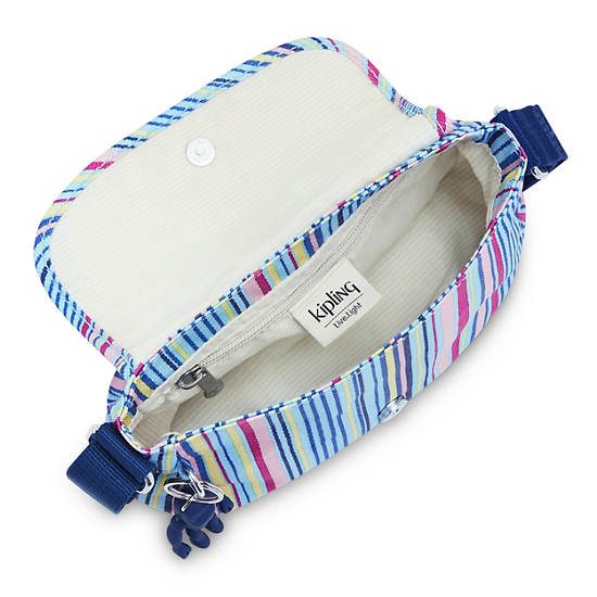 Sac Mini Kipling Sabian Classiche Printed Crossbody Bleu | FR 1875XY